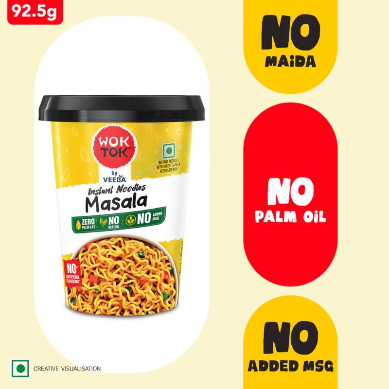 Wok Tok Instant Noodles Masala 92.5gm