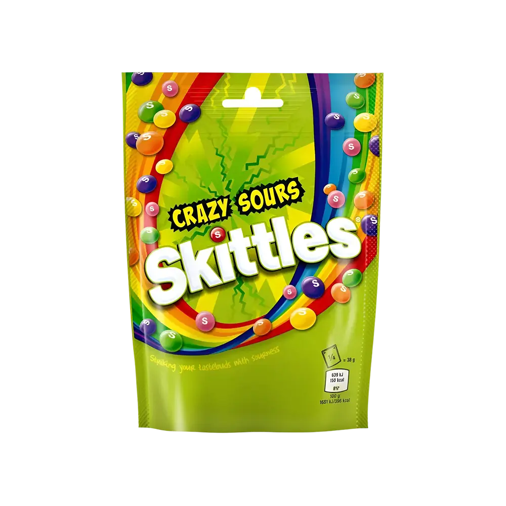 Skittles Crazy Sours Pack 136GM