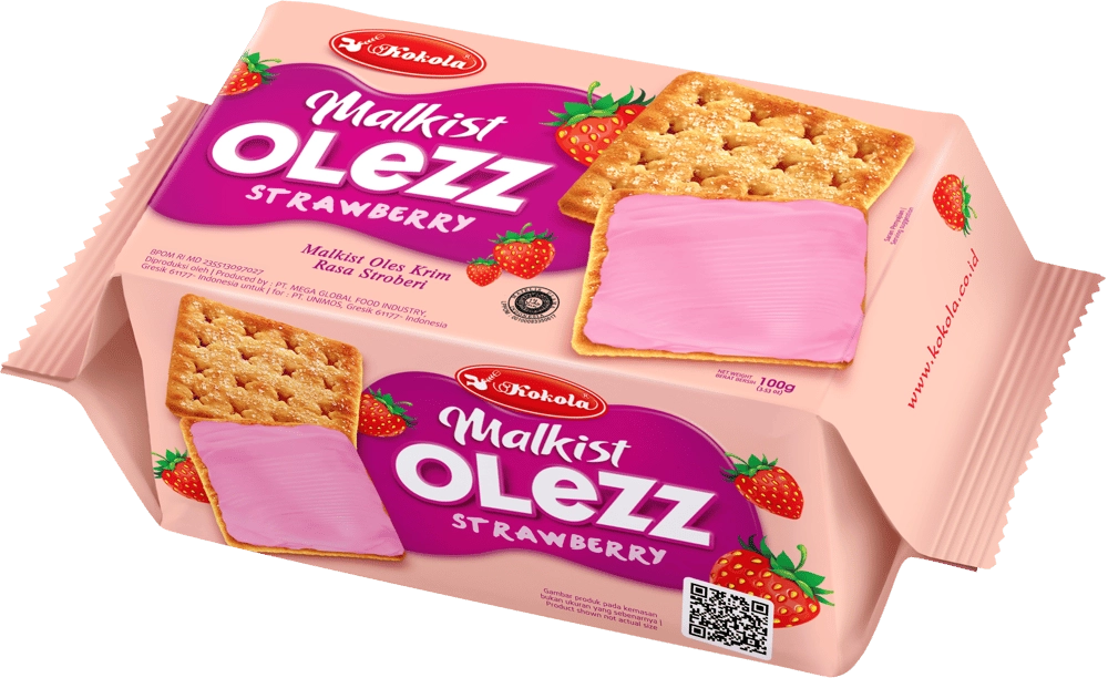 Kokola Malkist Olezz Strawberry 100Gm (8998389132035)