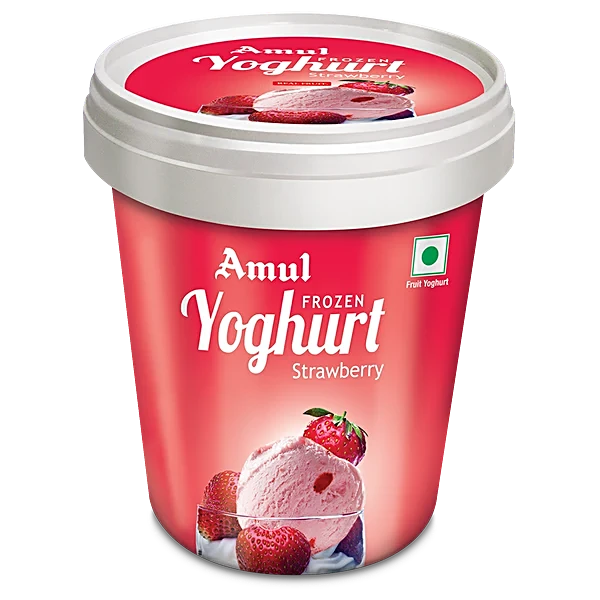 Amul Frozen Strawberry Yoghurt 125ml