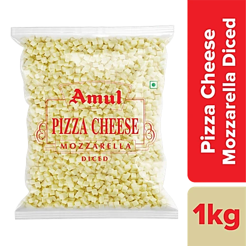 Amul Diced Mozzarella Cheese 1kg