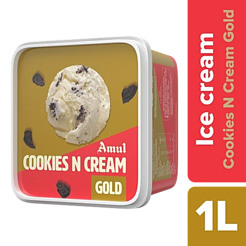 Amul Cookies N Cream Gold 1ltr