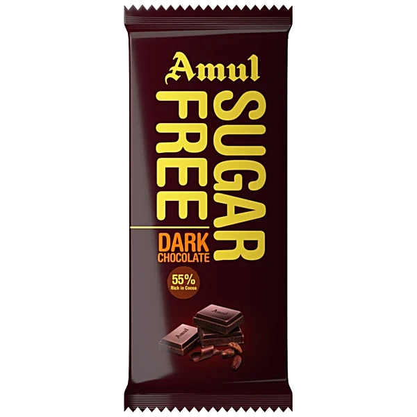 Amul Sugar Free Dark Chocolate 35G (8901262070324)