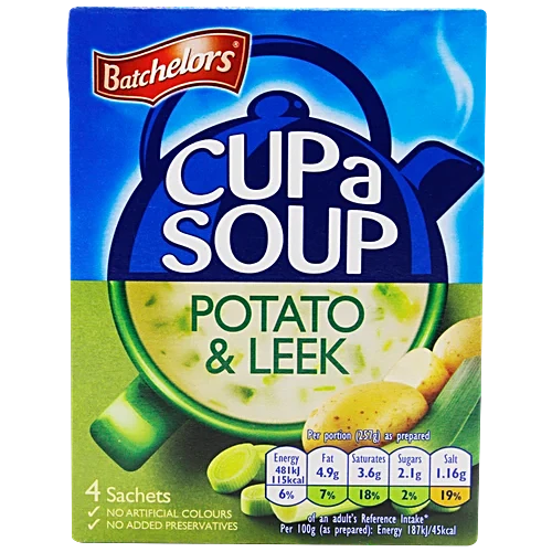 Batchelors Cup A Soup Potato & Leek 107g