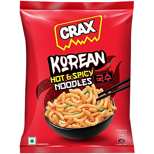 Crax Korean Noodles Chips 70G (8908020463619)
