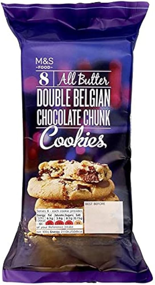 M&S Milk Chocolate Coated Double Belgian Chocolate Chunk 200g