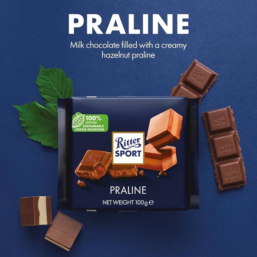 Ritter Sport Praline Chocolate 100G