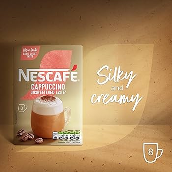 Nescafe Cappuccino Unsweetened 8Sachets 113G