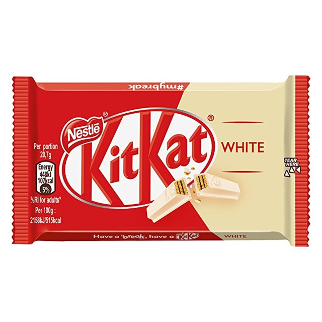 Nestle KitKat 4 Finger White Chocolate 41.5GM