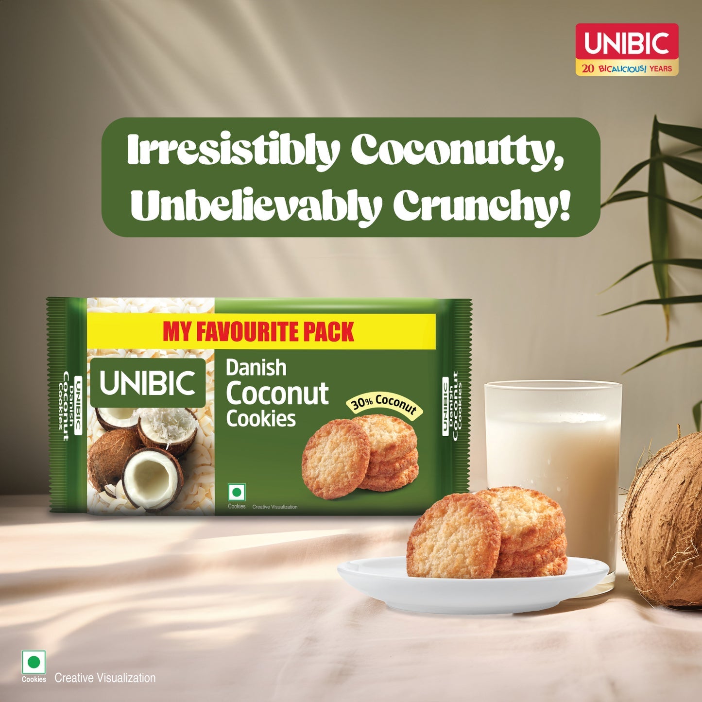 Unibic Danish Coconut Cookies 100G (8906009073965)