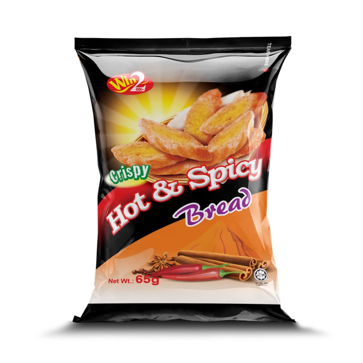 Win2 Crispy Hot & Hot Bread 65g