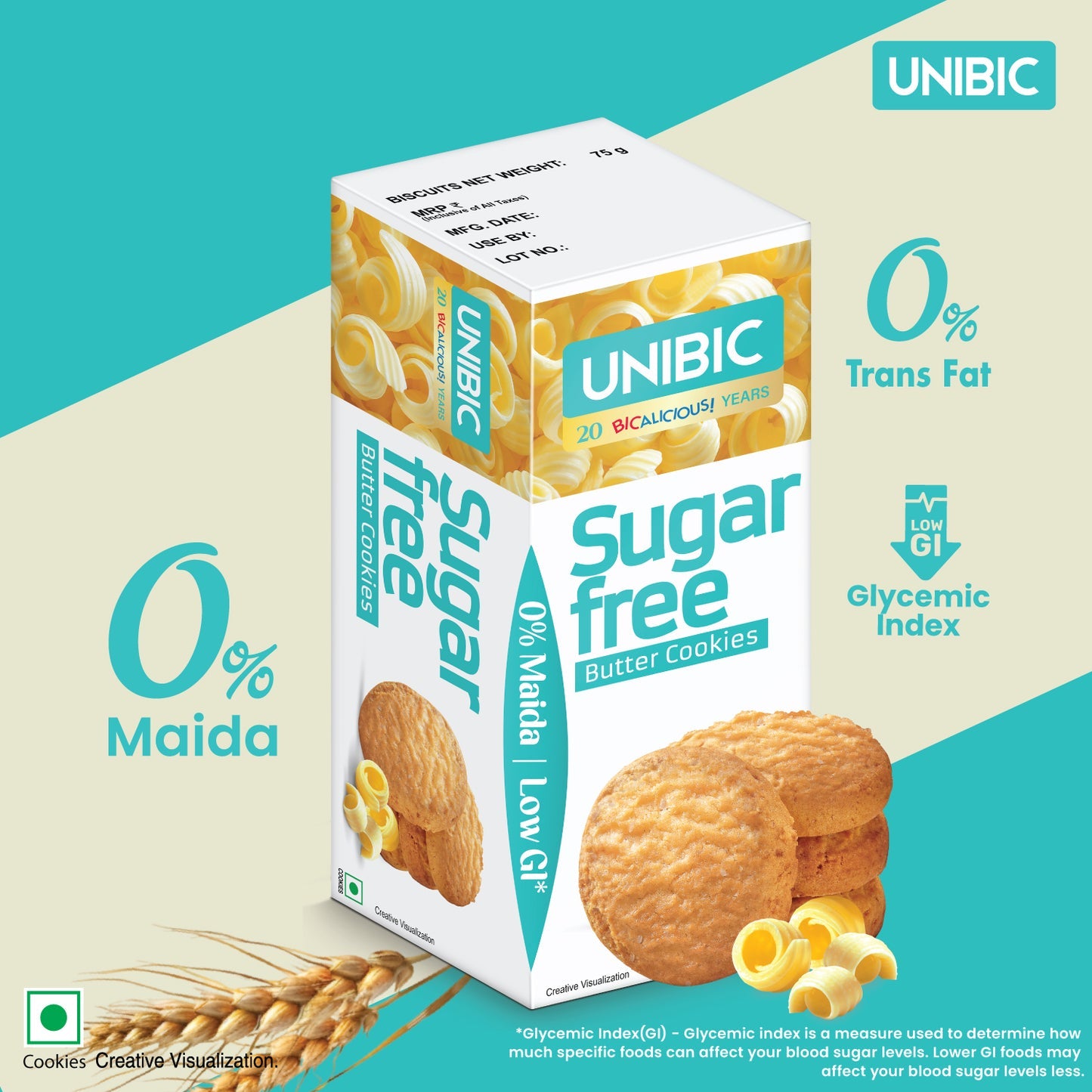 Unibic S/F Butter Cookies 67.5G (8906009077277)