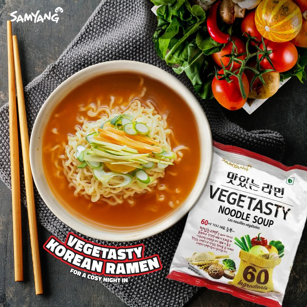 Samyang Vegetasty Noodle Soup 115G