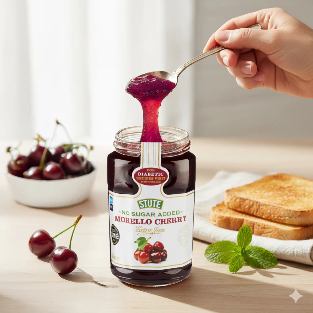 Stute Sugar Free Morello Cherry Jam 430G