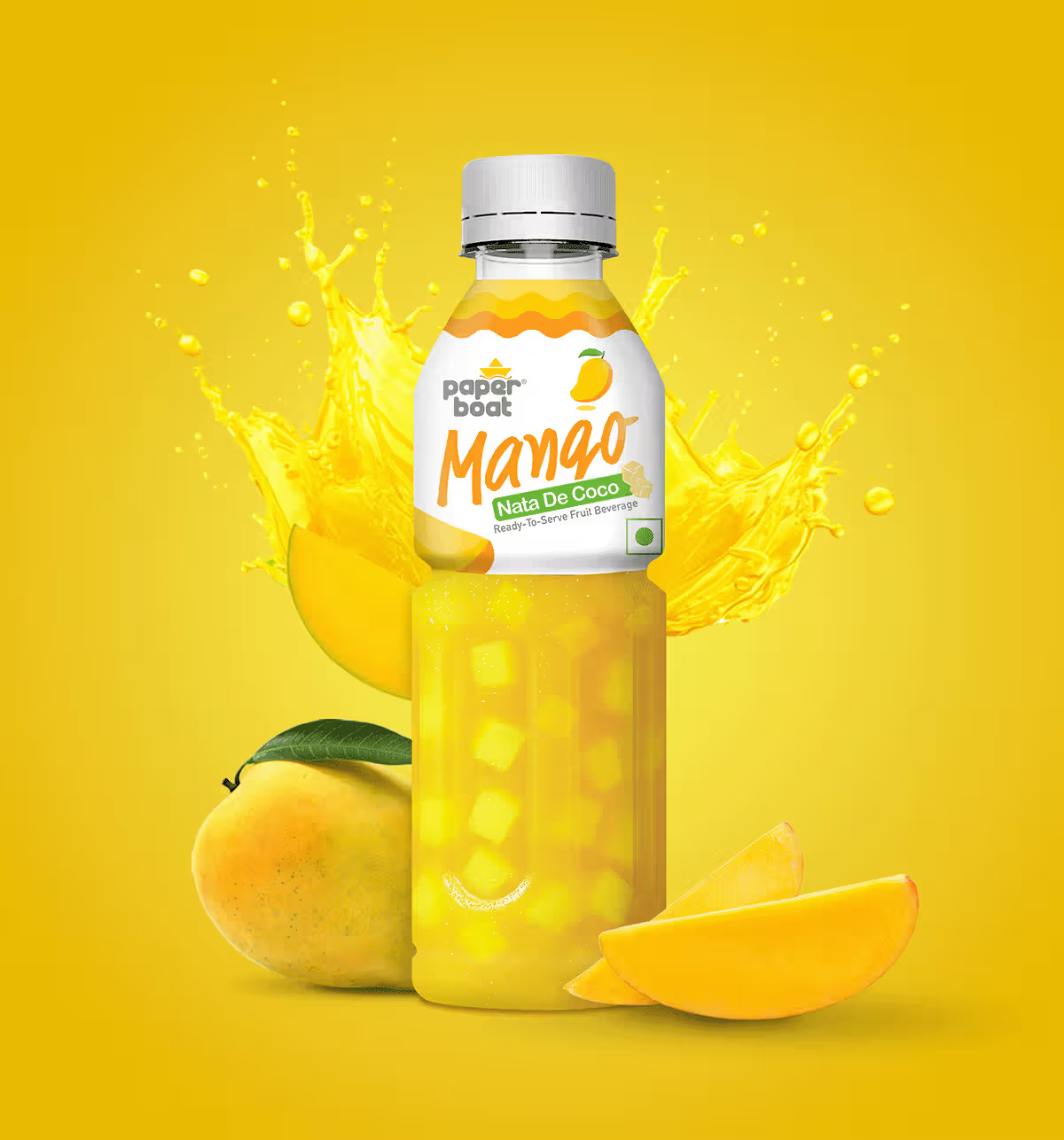 Paper Boat Mango Nata De Coco Drink 250ml (8906080603600)