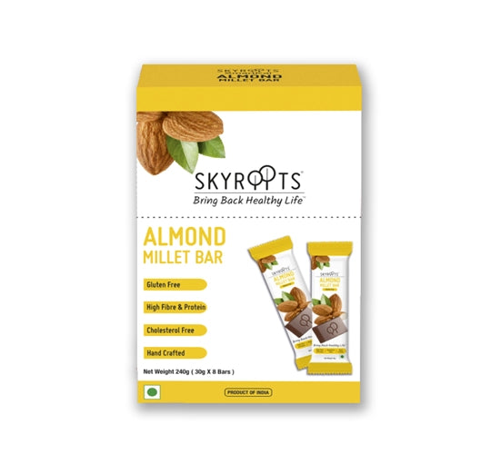 Skyroots Almond Millte Bar 30G