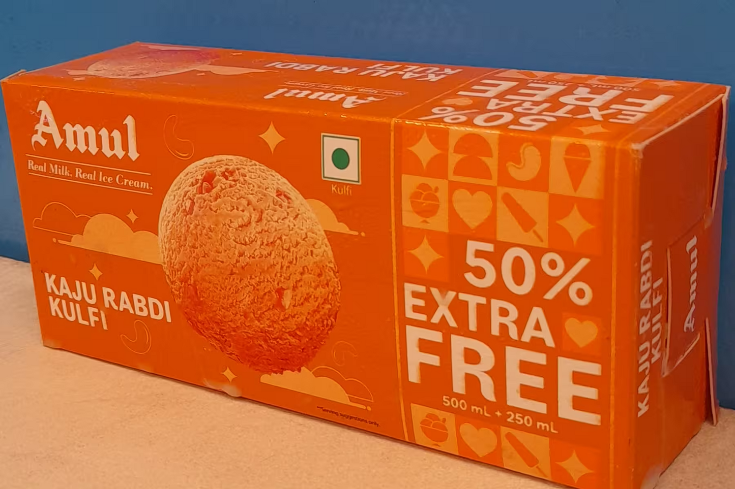 Amul FP Kaju Rabdi Kulfi 750ML
