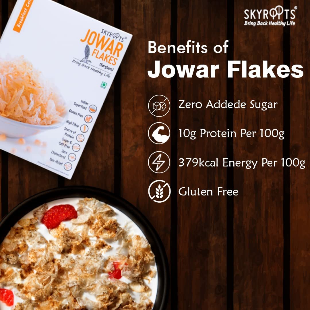 Skyroots Jowar Flakes 250G