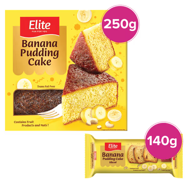 Elite Banana Cake Sliced 150g (8906009994178)