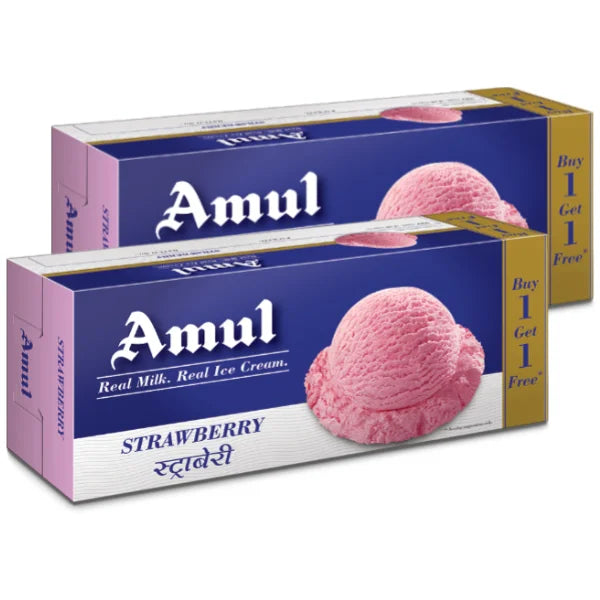 Amul Strawberry 750ml 1+1 (8901262175135)