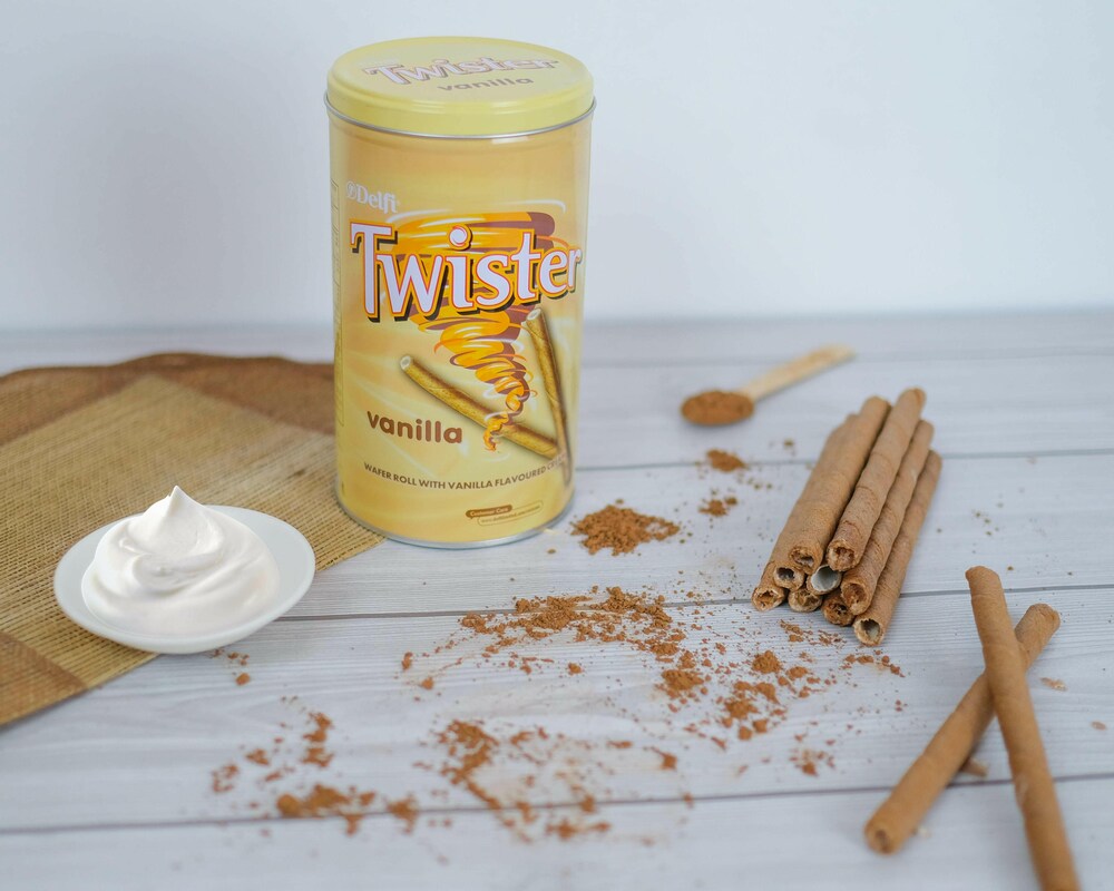 Twister Wafer Biscut Roll Vanilla 320G