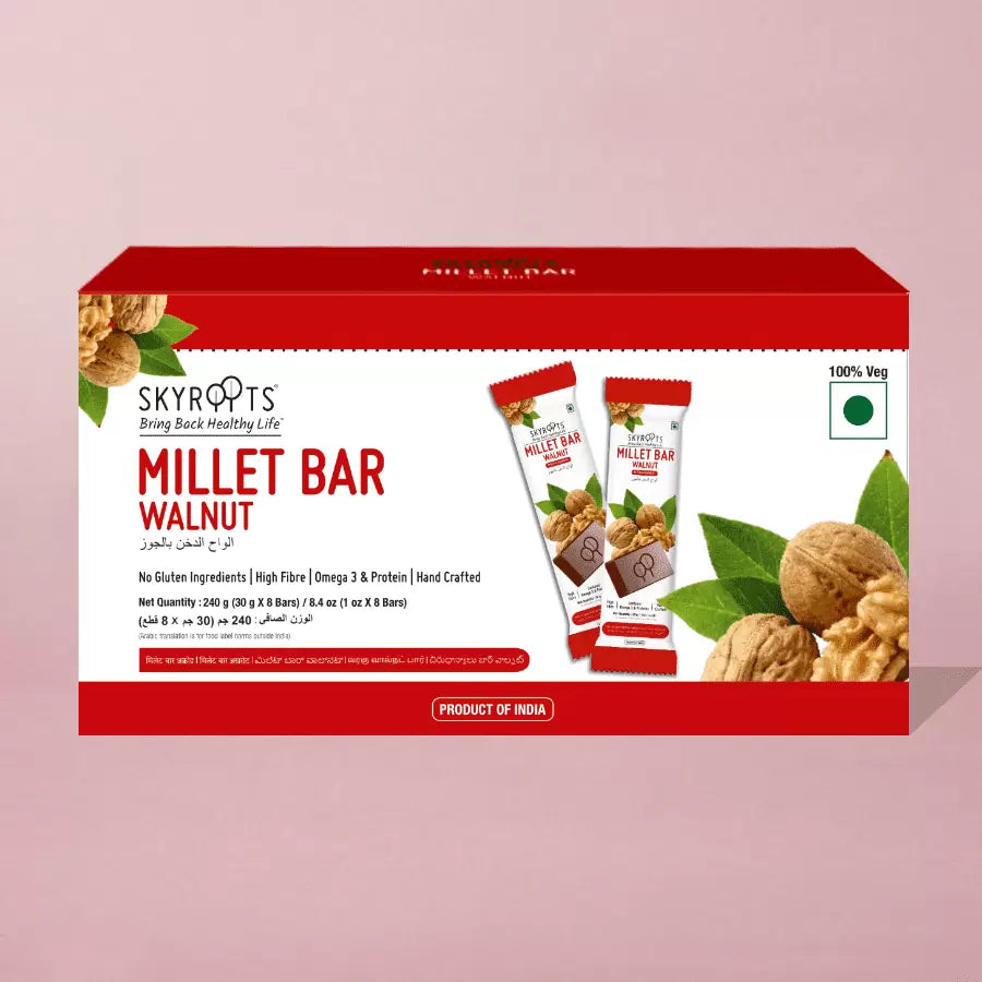 Skyroots Walnut Millte Bar 30G