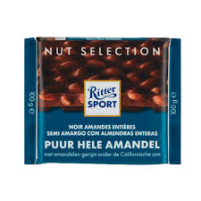 Ritter Sport Puur Hele Amandel 100G