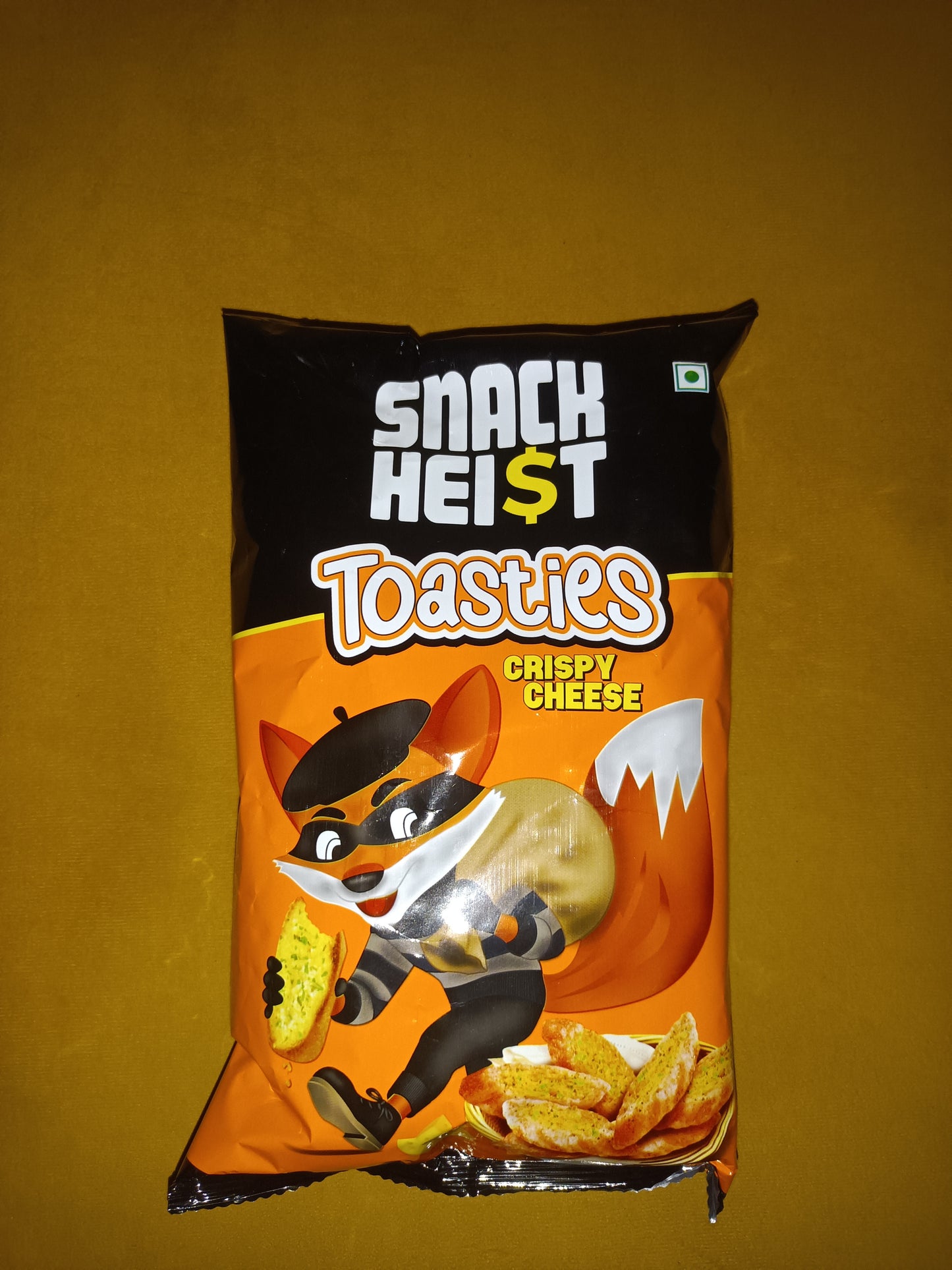 Snack Heist Toasties Crispy Cheese 60Gm (8904459201068)