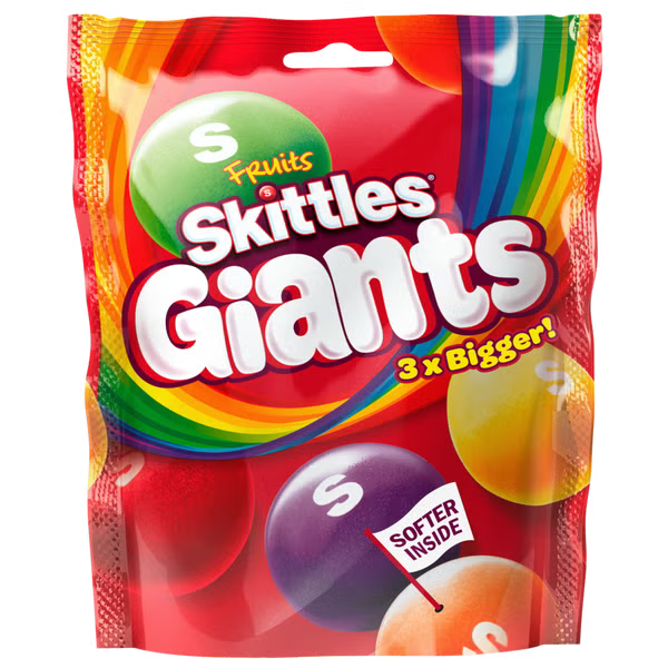 Skittles Giants Fruits Candy 141G