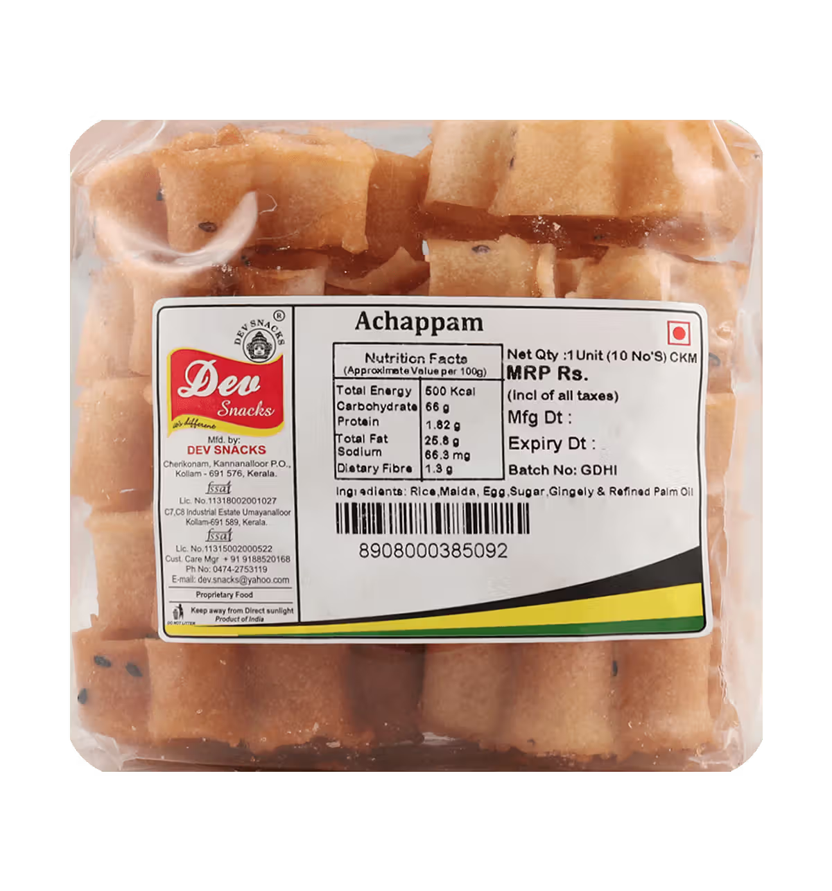 Dev Achappam 10Nos (8908000385092)