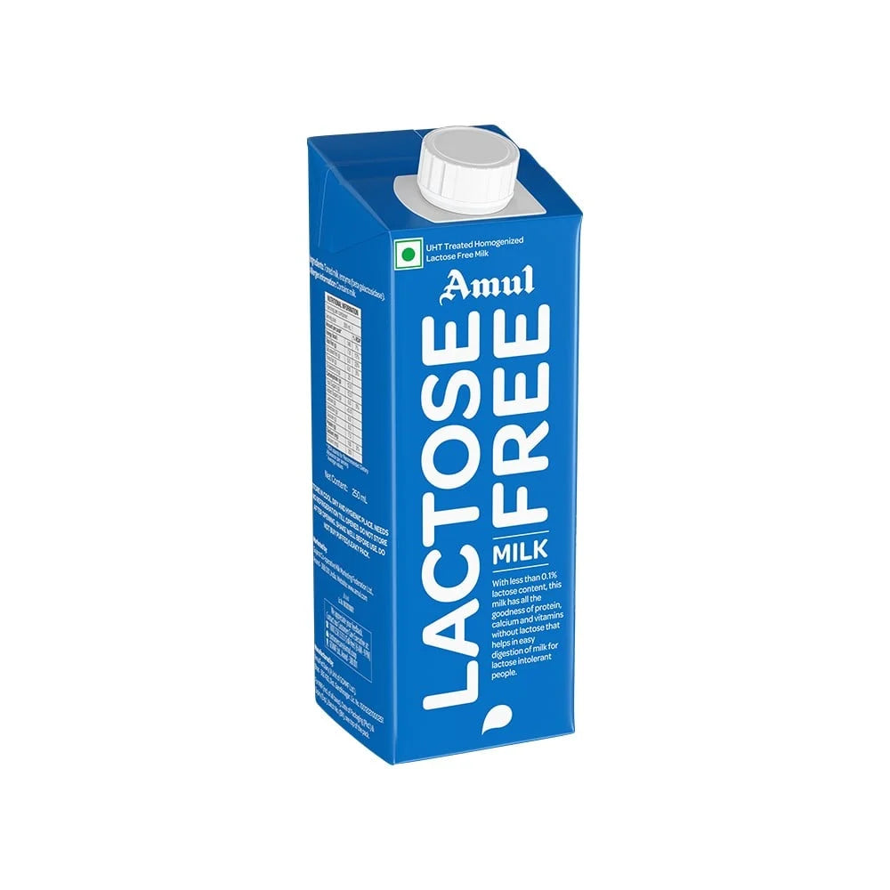 Amul Lactose Free Milk 250ml (8901262151726)