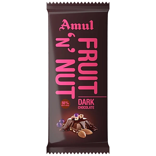 Amul Fruit & Nut Chocolate 40G (8901262070058)