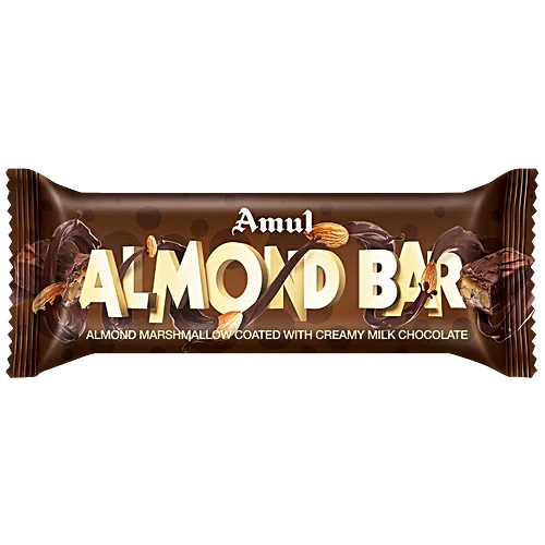 Amul Almond Bar Chocolate 35G (8901262070096)