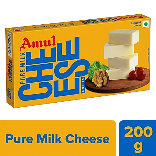 Amul Cheese 8 Cubs 200g (8901262020039)