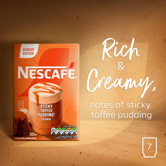 Nescafe Stiky Toffee Pudding Latte 7Sachets 140G