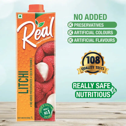 Real Litchi Juice 1 Ltr