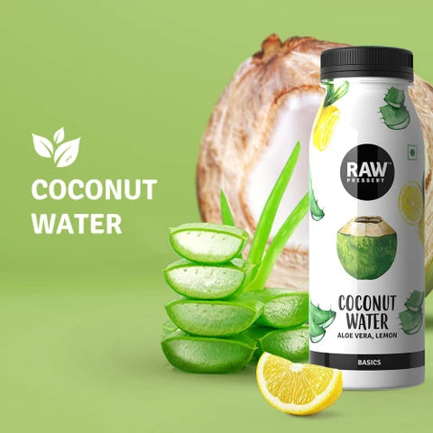 Raw Coconut Water Aloe Vera Lemon 200ml