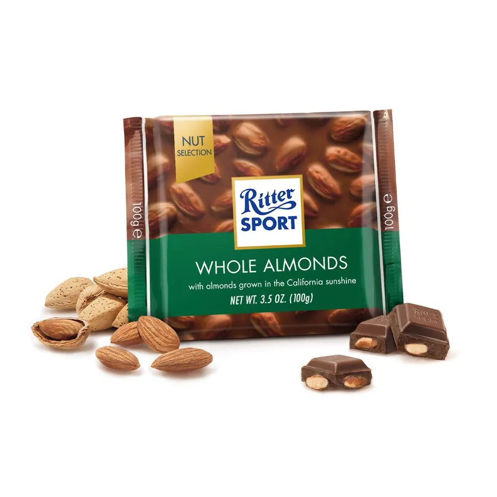 Ritter Sport Whole Almonds 100g