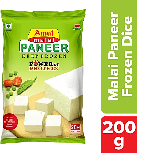 Amul Frozen Paneer Dice 200g