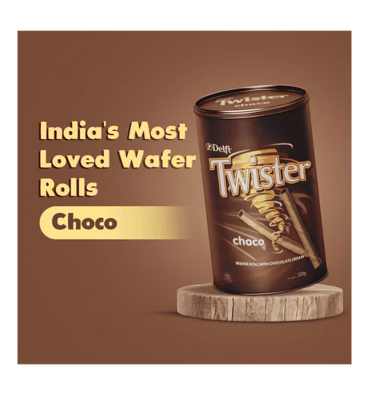 Twister Wafer Biscut Roll Chocolate 320g