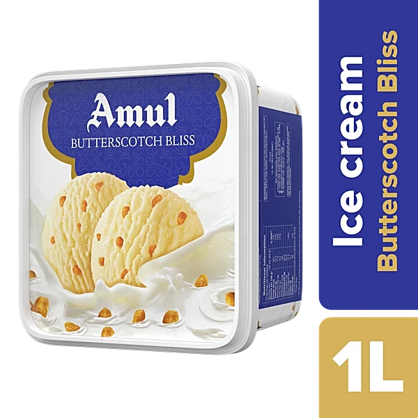 Amul Butterscotch Bliss 1ltr