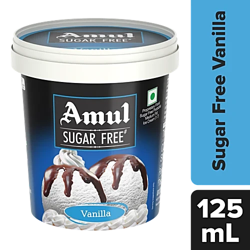 Amul Cup Sugar Free Vanilla 125ml