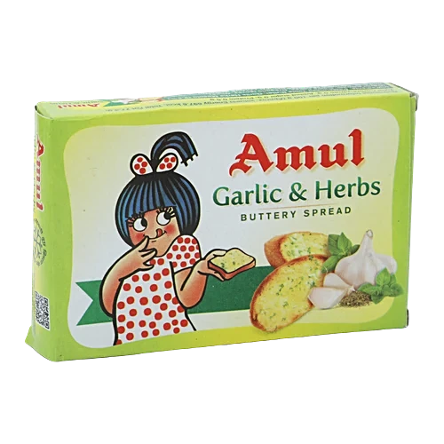 Amul Garlic & Herbs Butter Spread 100g (8901262010344)