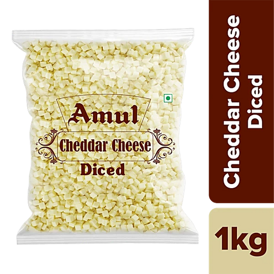 Amul Diced Cheddar Cheese 1 Kg