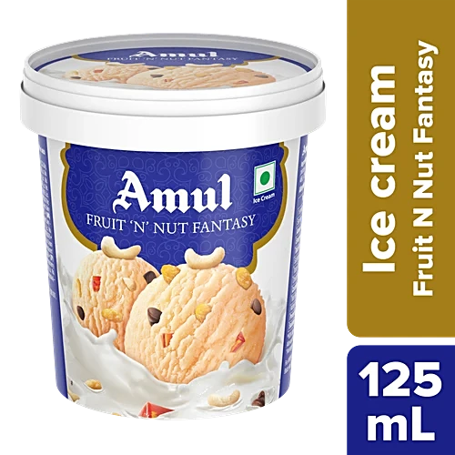 Amul Cup Fruit N Nut 125ml