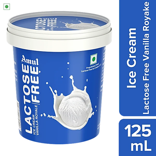 Amul Cup Lactose Free Vanilla IC 125ml