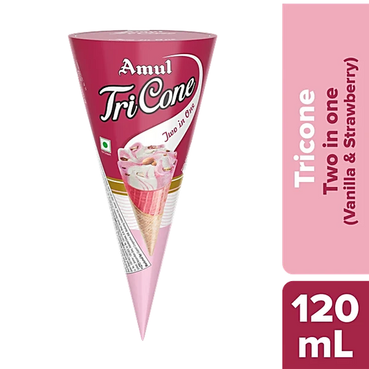 Amul Tricone Two in One 120ml (8901262178655)
