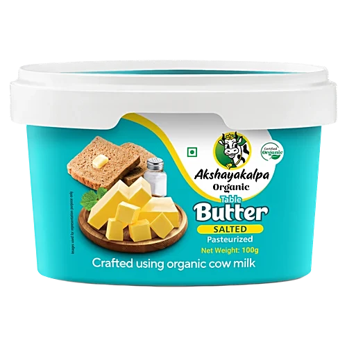 AK Organic Table Butter Salted Tub 100G (8908003249674)