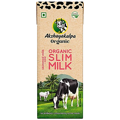 AK Organic UHT Slim Milk 200ml