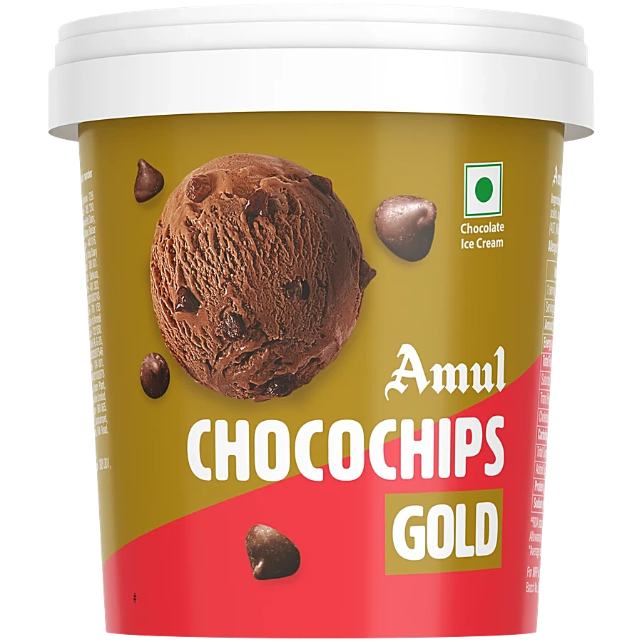 Amul Cup Choco Chips Gold 125ml (8901262300506)